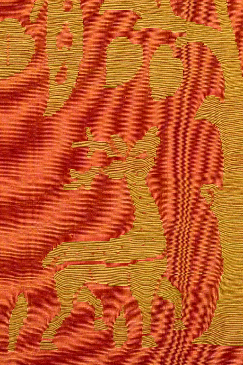 Image of Uppada Silk Red Saree