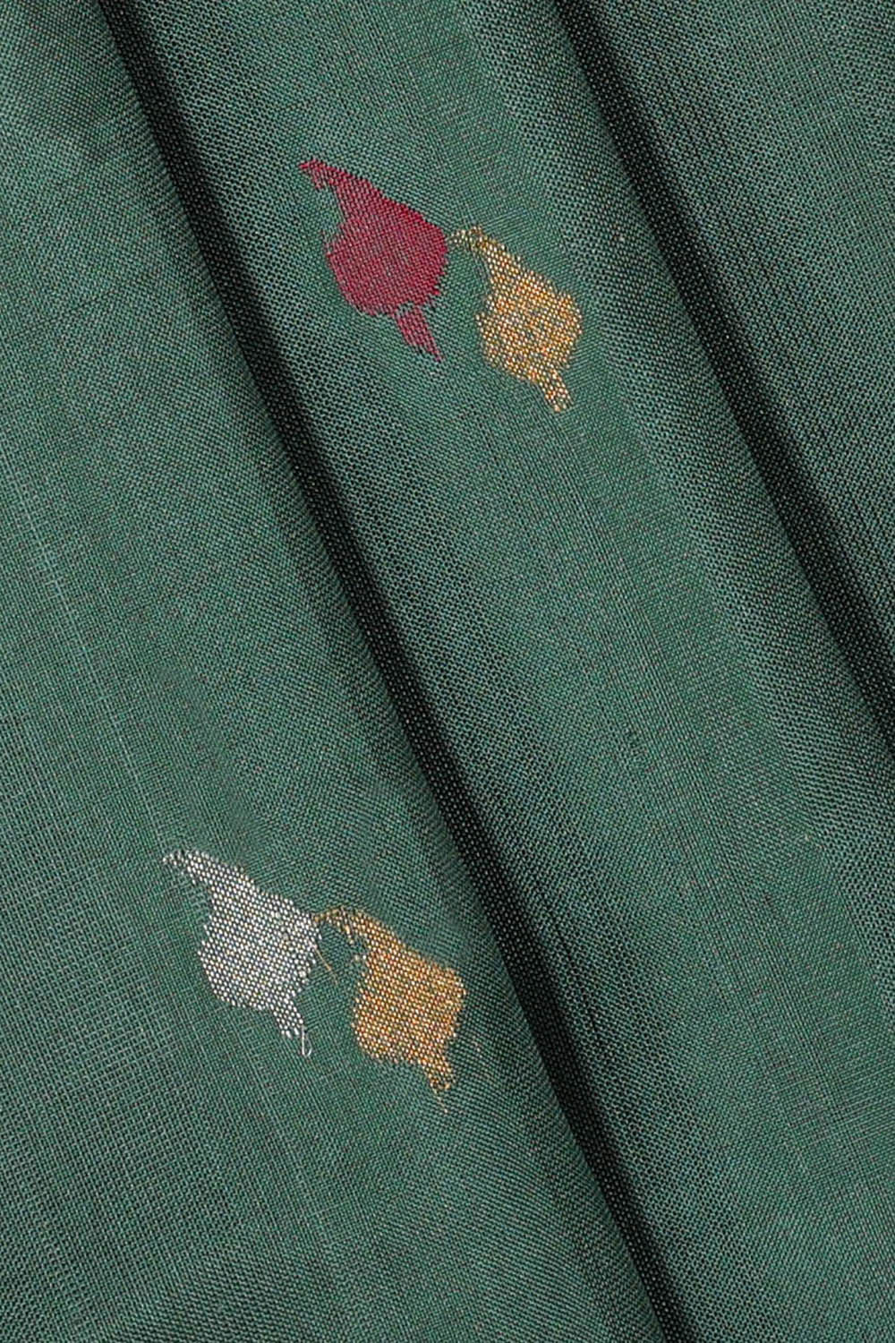 Uppada Silk Jade Green Saree