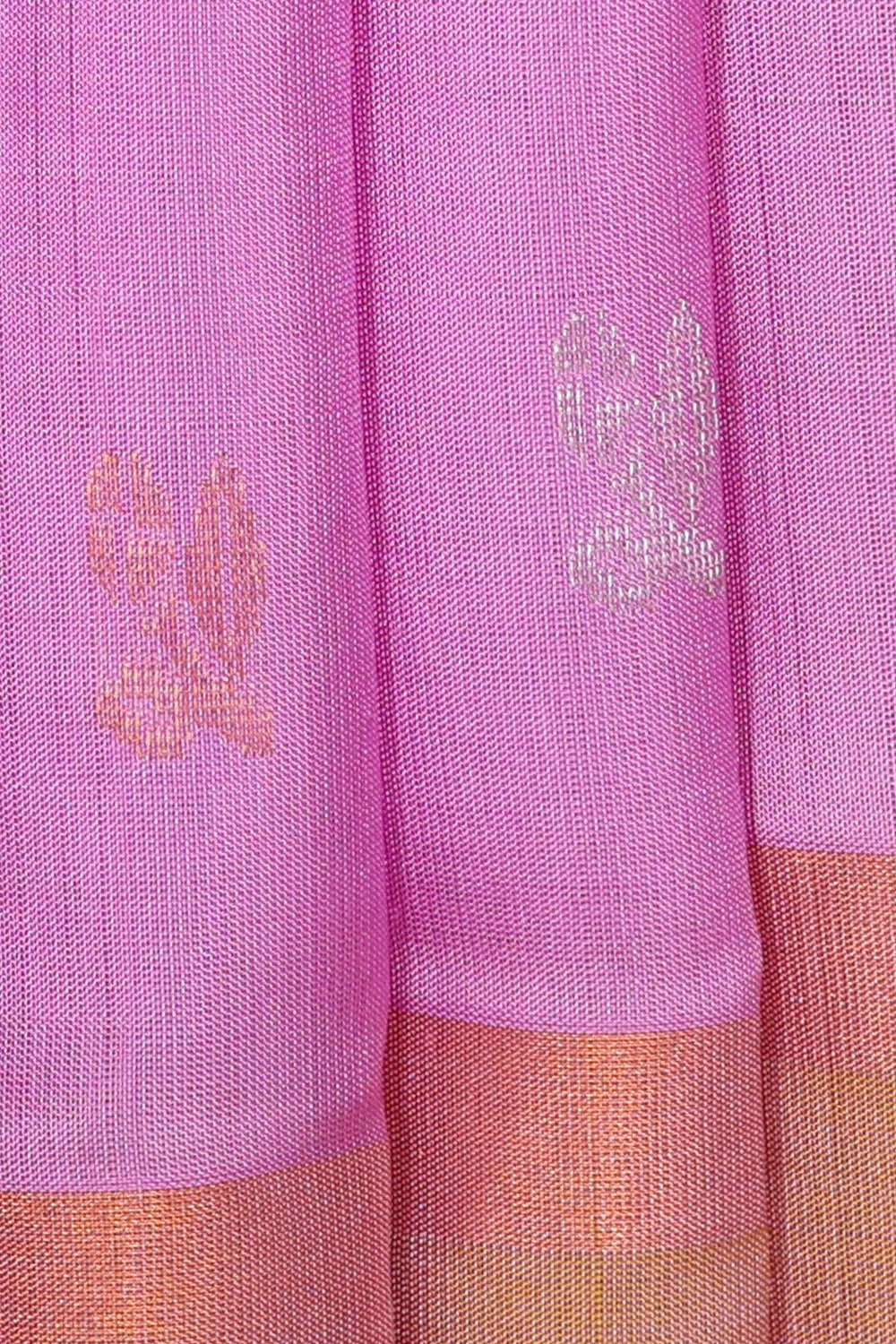 Uppada Silk Lavender Pink Saree