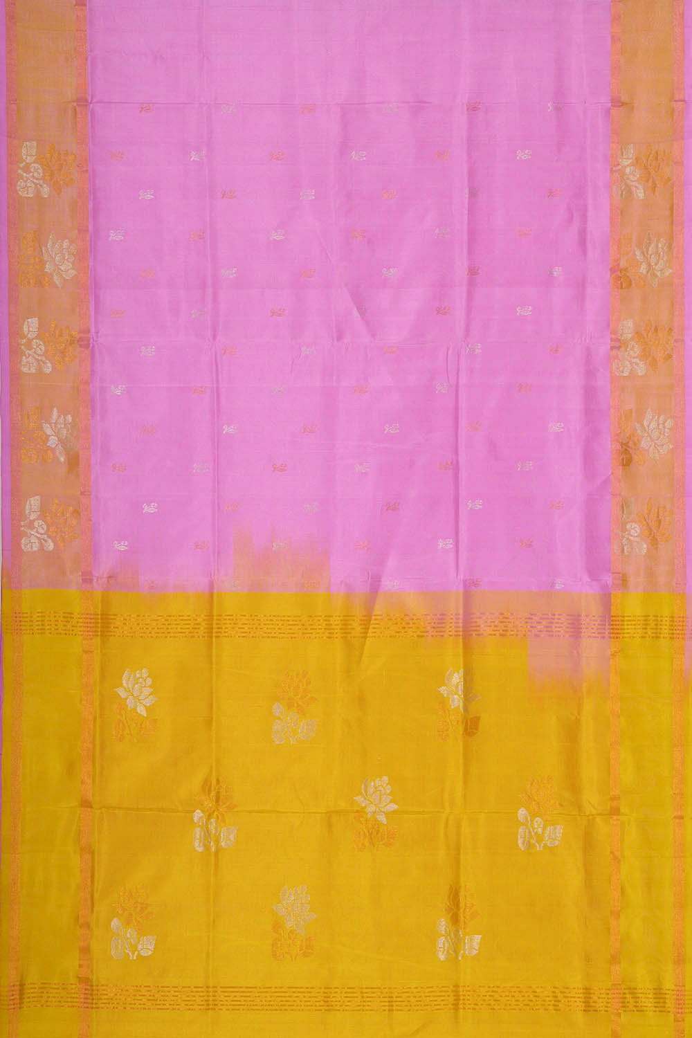 Uppada Silk Lavender Pink Saree