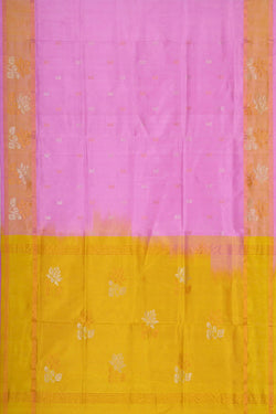 Image of Uppada Silk Lavender Pink Saree