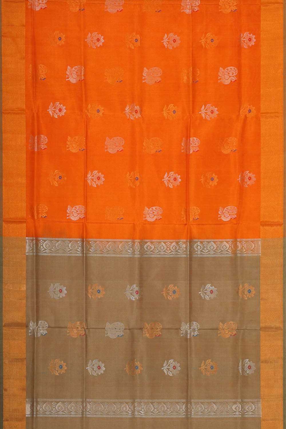 Uppada Silk Orange Saree