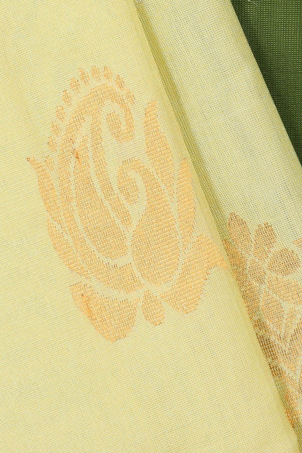 Uppada Silk Light Yellow Saree