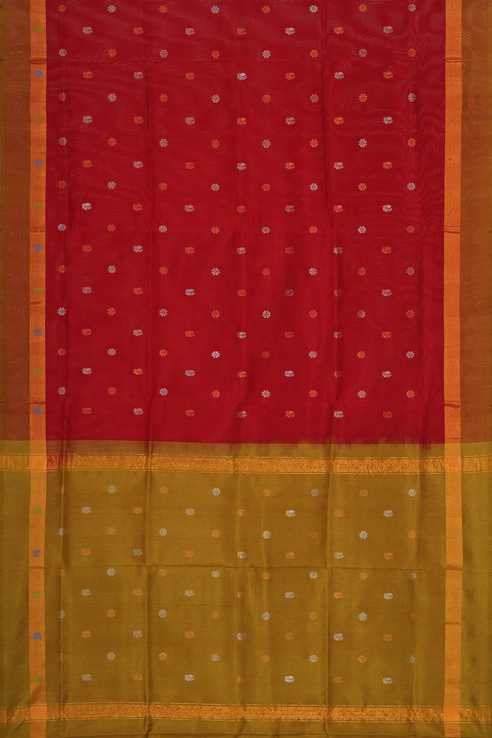 Uppada Silk Red Saree