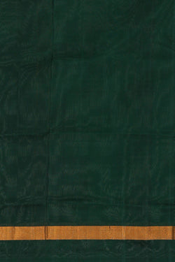 Image of Uppada Silk Golden Green Saree