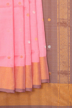 Image of Uppada Silk Pink Saree