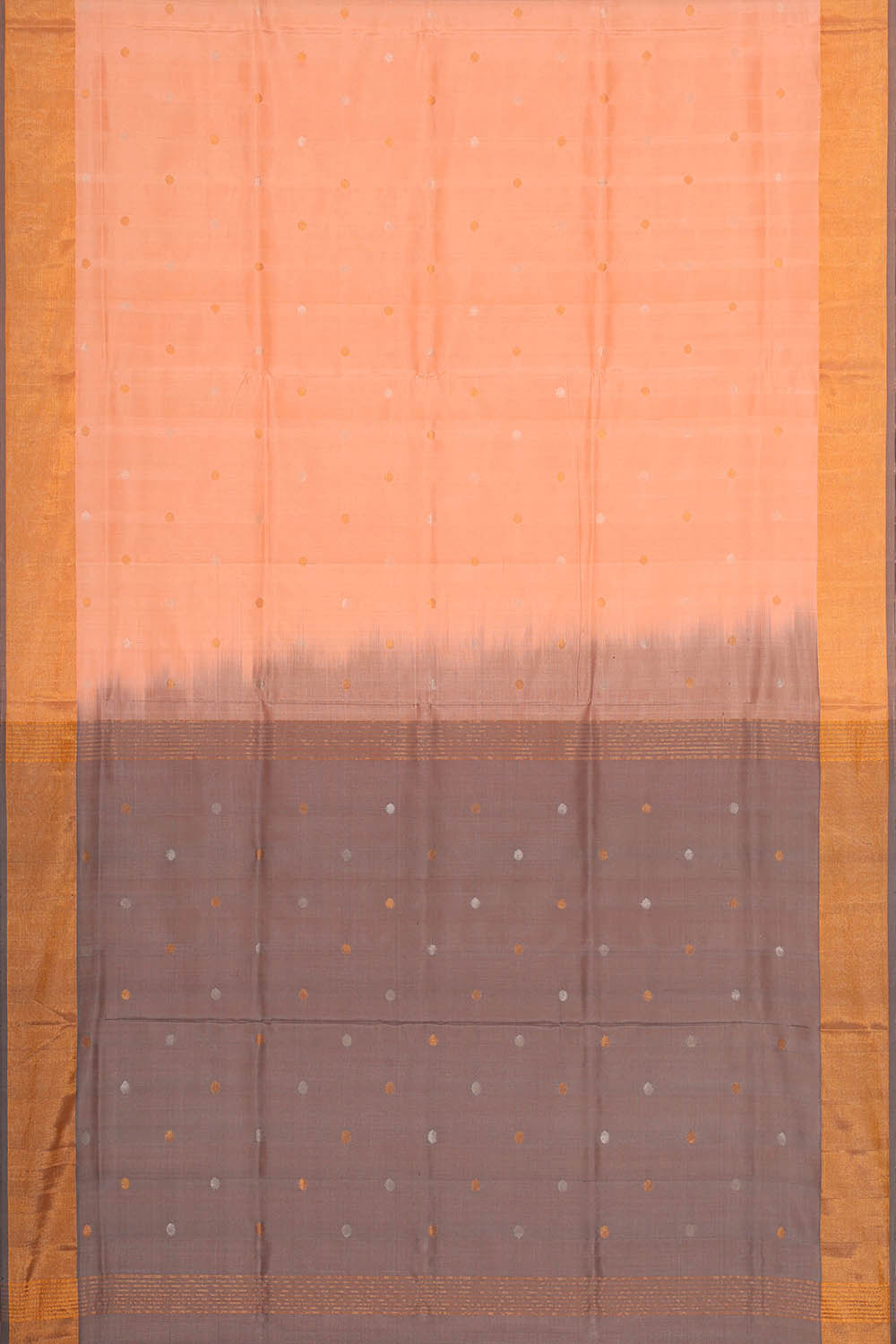 Uppada Silk Light Peach Saree