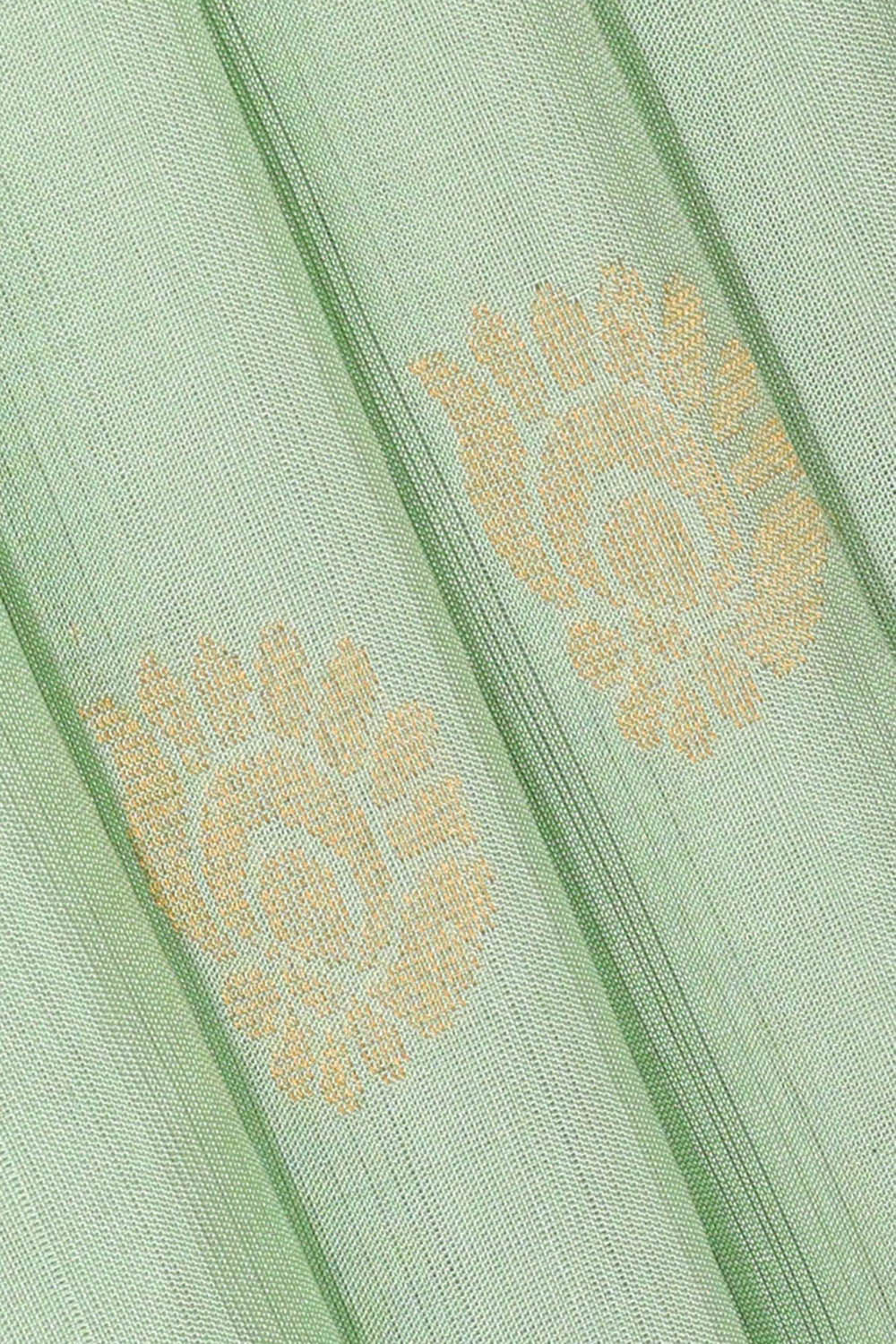 Uppada Silk Light Mint Green Saree