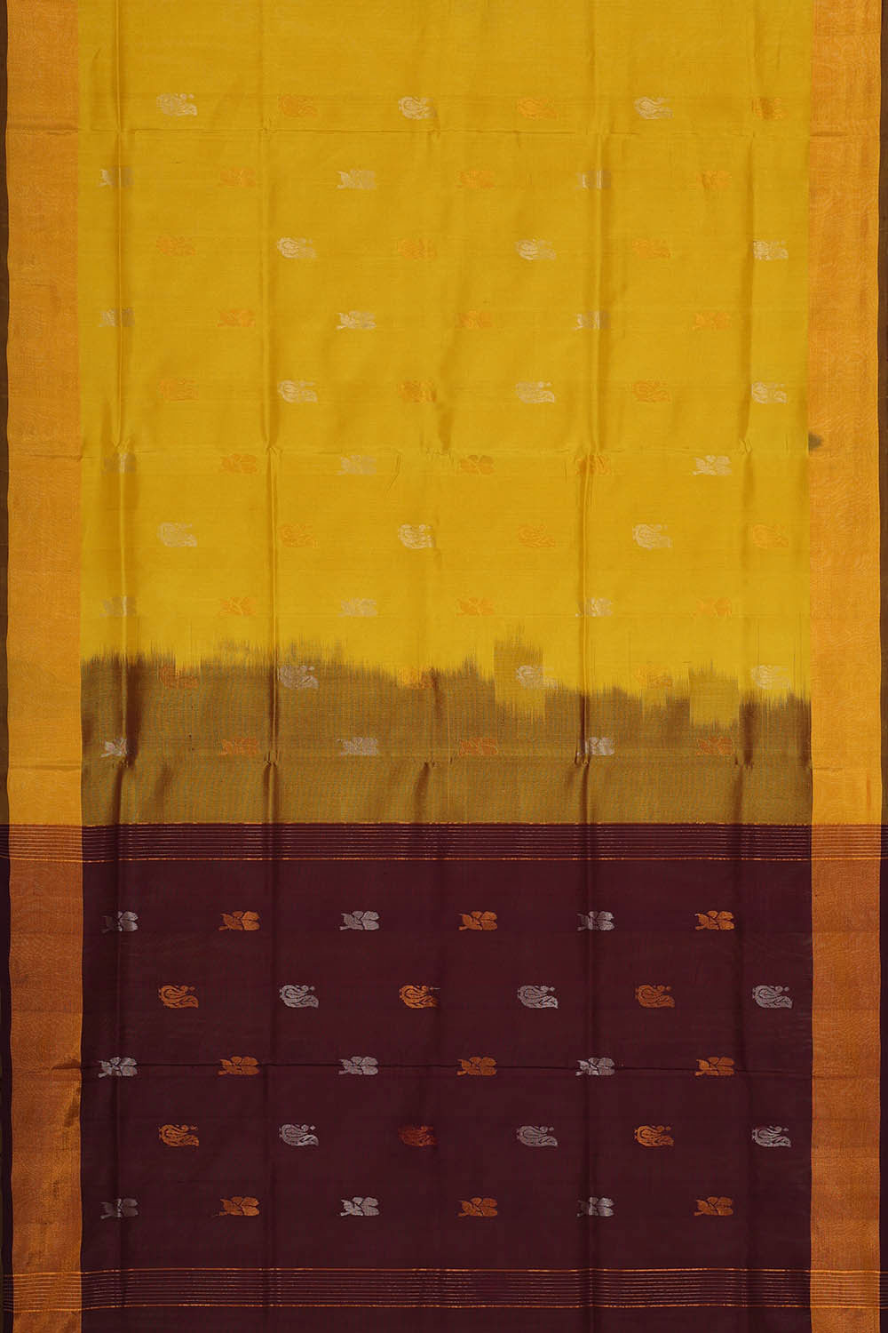 Uppada Silk Yellow Saree