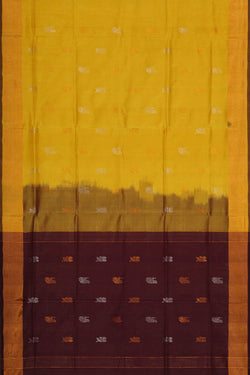 Image of Uppada Silk Yellow Saree