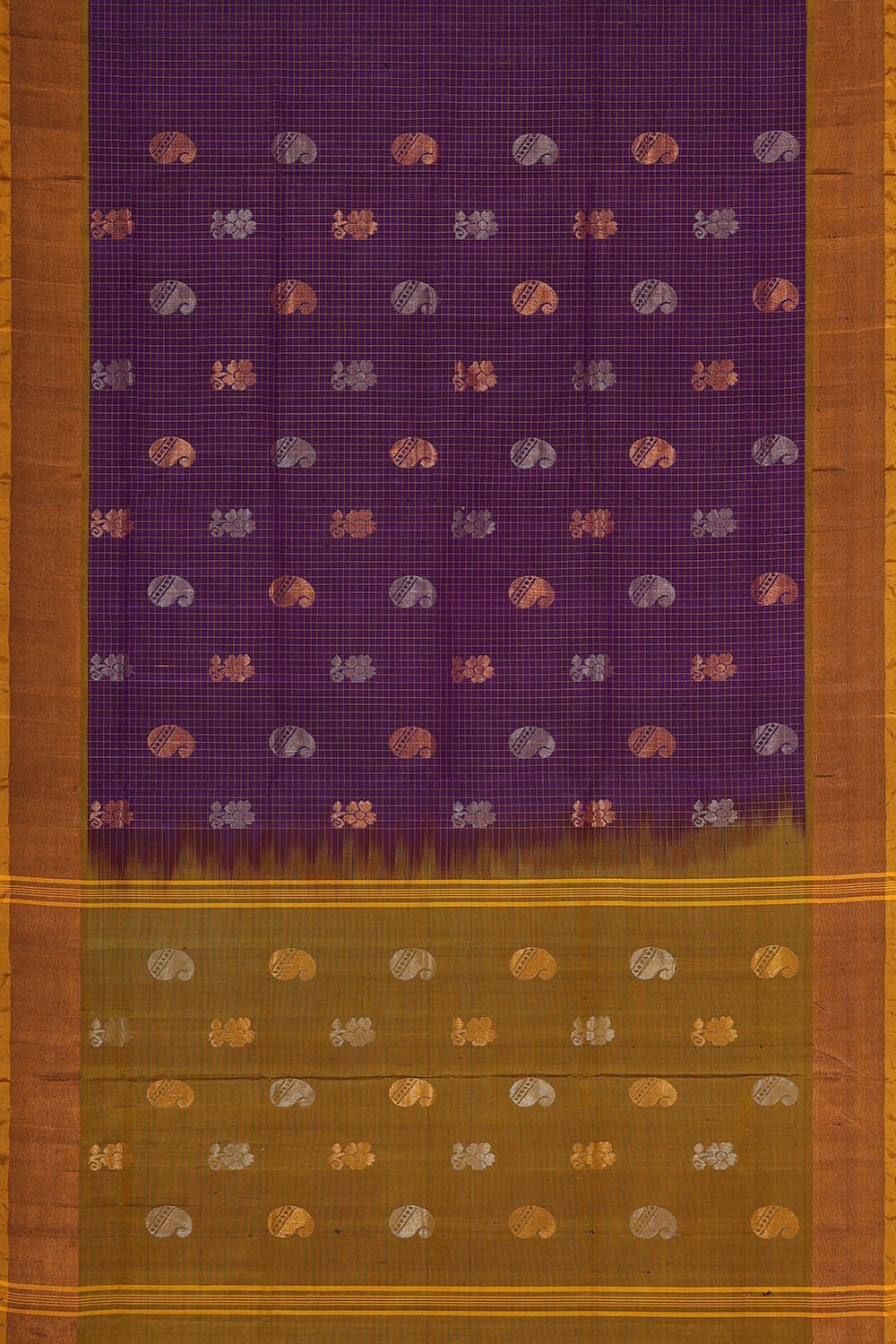 Uppada Silk Violet Saree