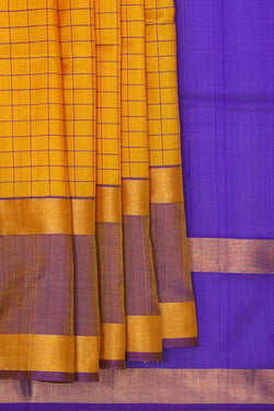 Image of Uppada Silk Yellow Saree