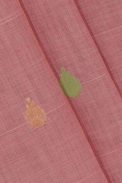 Image of Uppada Cotton Onion Pink Saree