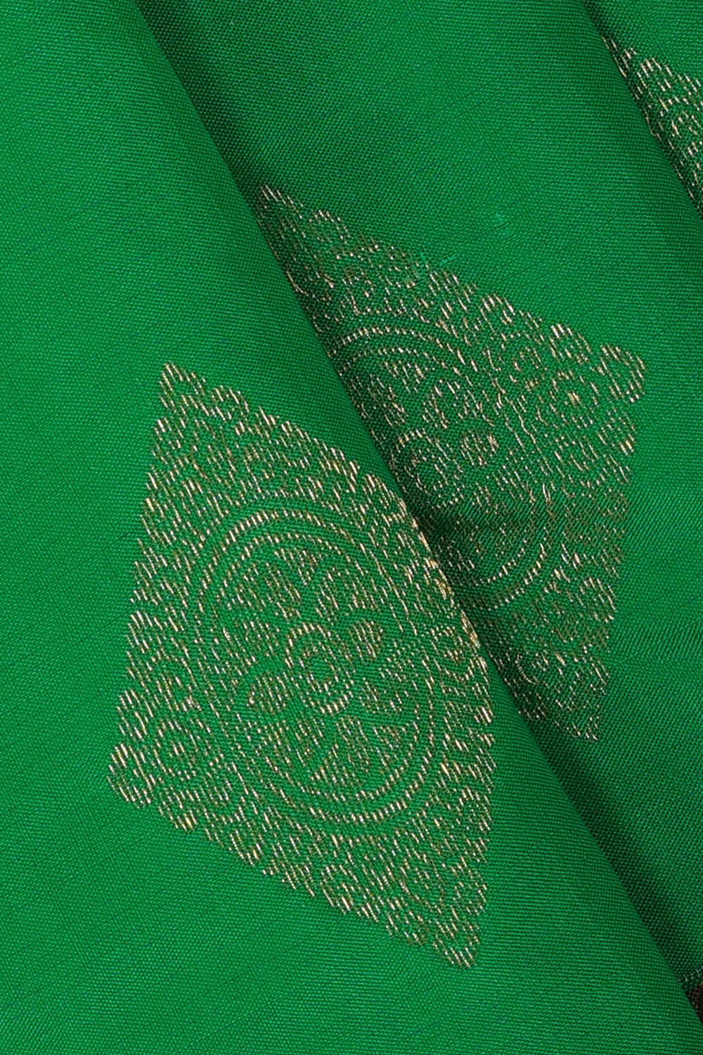 Image of Kanchipattu Green Brocade Saree