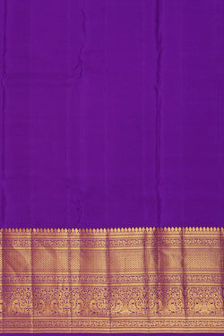 Image of Kanchipattu Light Blue Brocade Saree