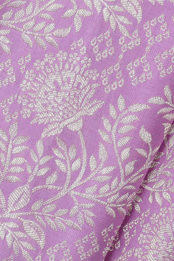 Image of Kanchipattu Light Lavender Brocade Saree