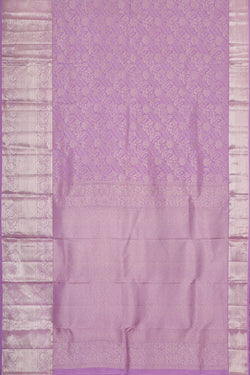 Image of Kanchipattu Light Lavender Brocade Saree