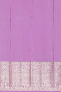 Image of Kanchipattu Light Lavender Brocade Saree