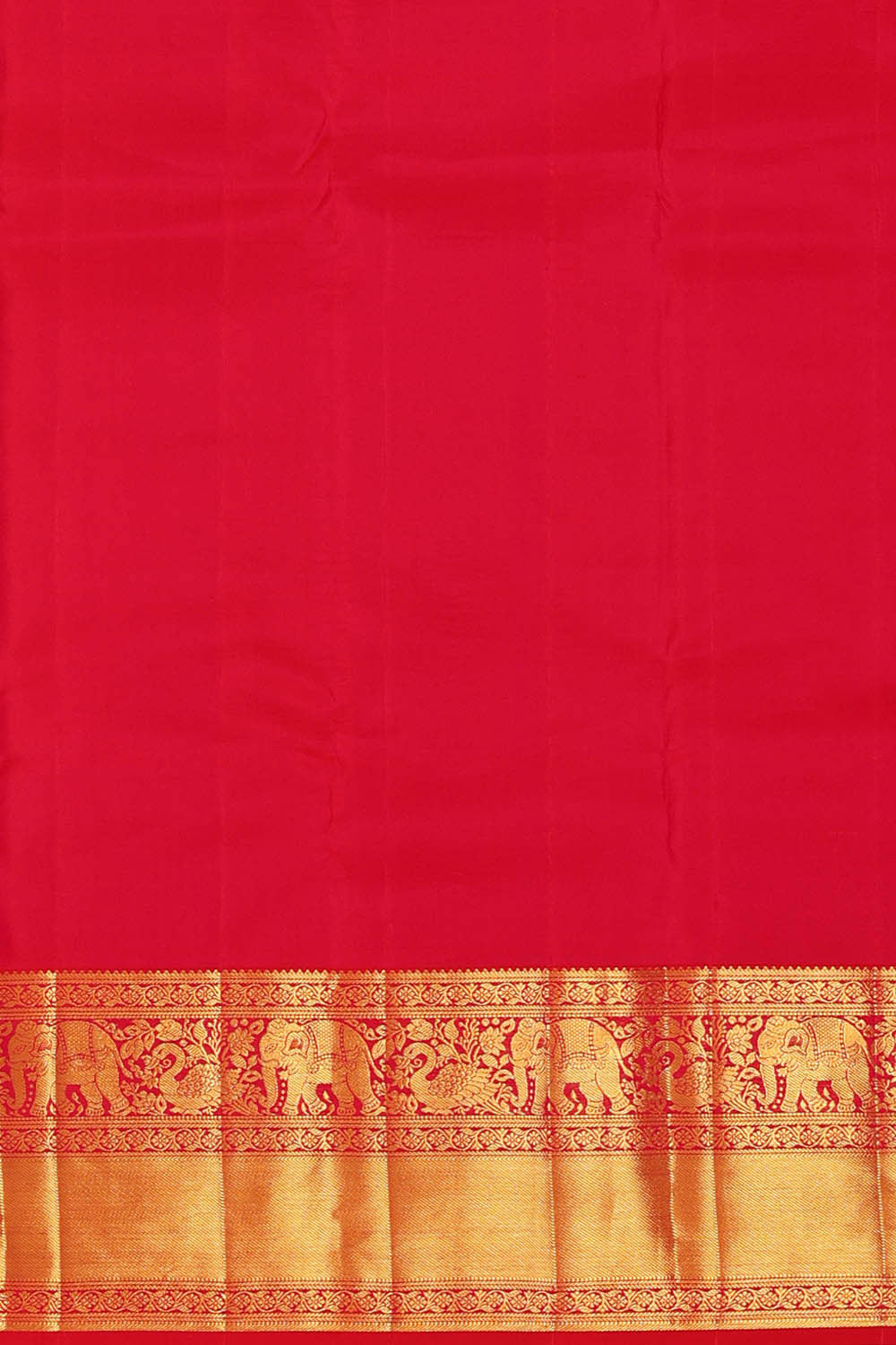 Kanchipattu Red Brocade Saree