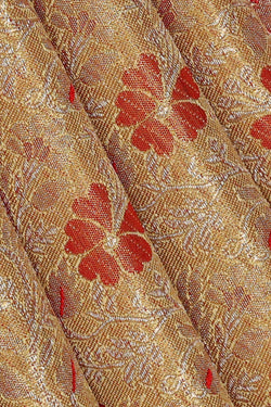 Image of Kanchipattu Gold Tissue Brocade Saree