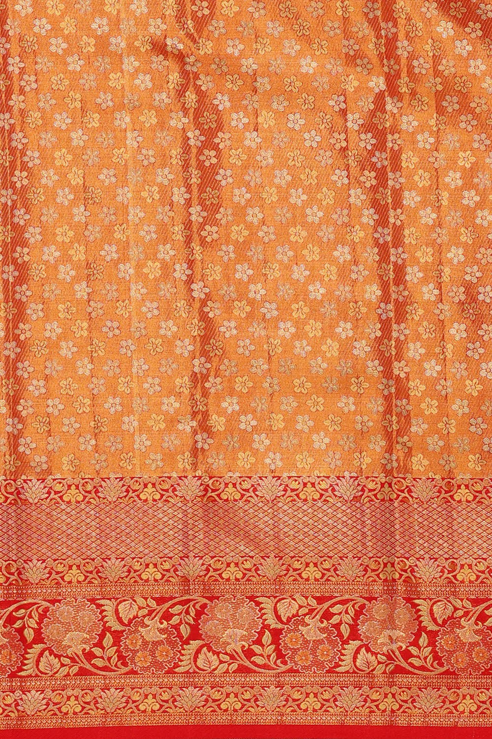 Kanchipattu Gold Tissue Brocade Saree