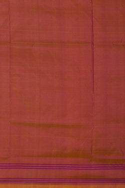 Image of Ikat Silk Light Brown Saree