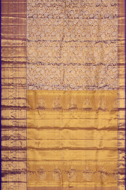 Image of Kanchipattu Gold Tissue Brocade Saree