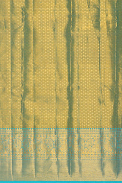 Image of Kanchipattu Sky Blue Tissue Brocade Saree