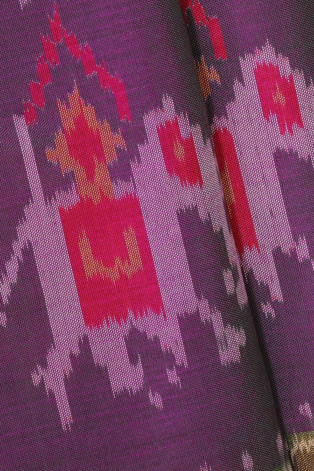 Image of Rajkot Patola Purple Saree