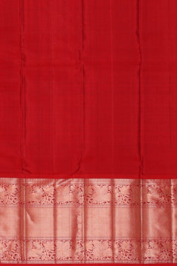 Image of Kanchipattu Sage Green Brocade Saree