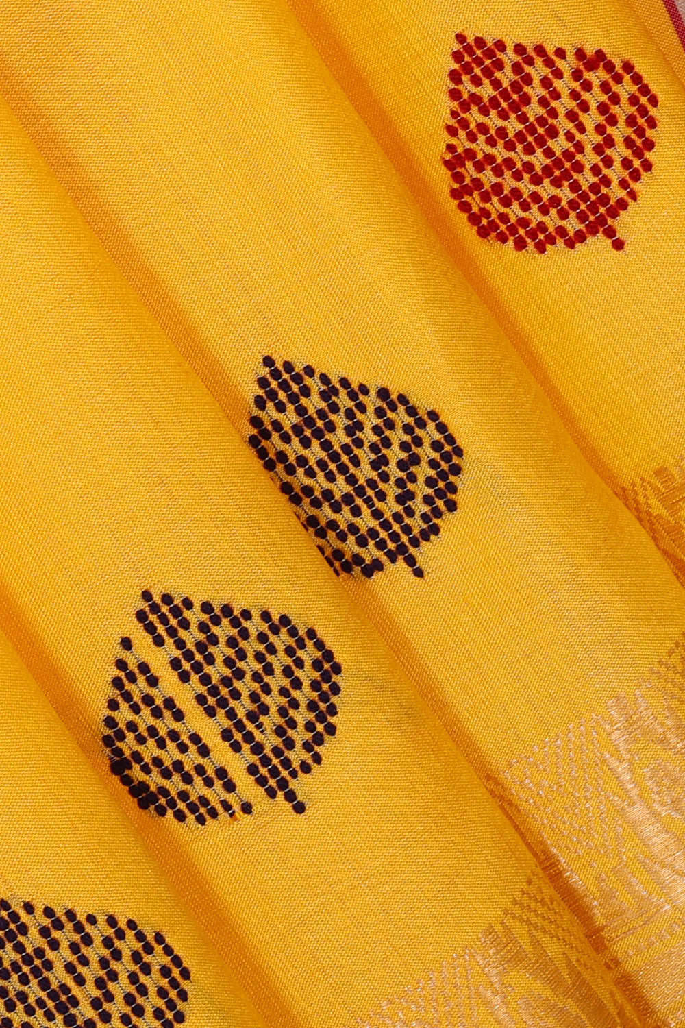 Yellow Silk Saree