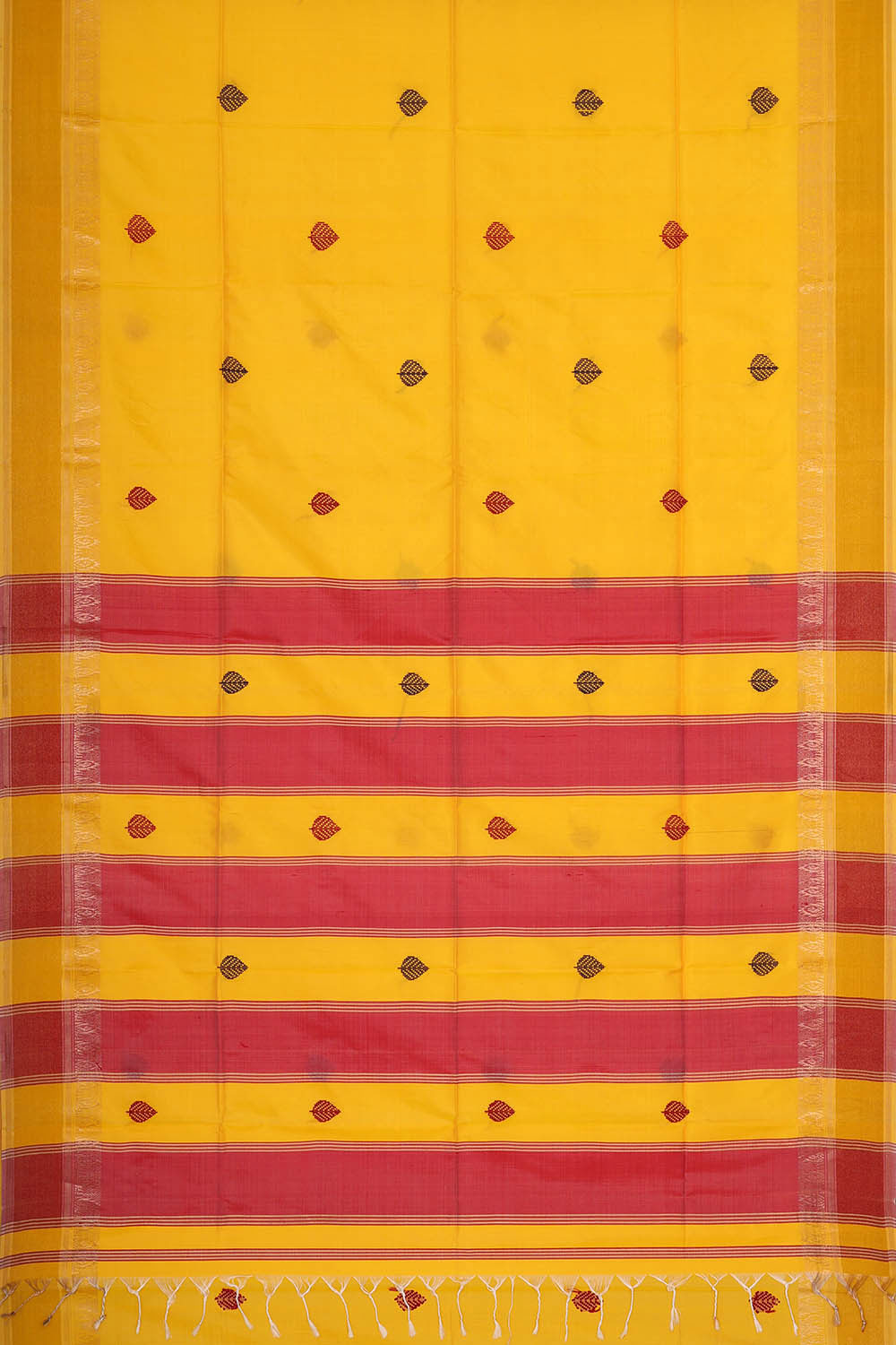 Yellow Silk Saree