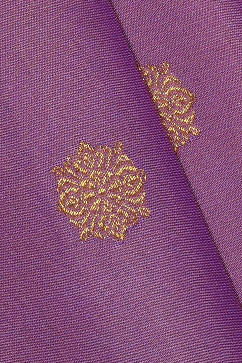 Kanchipattu Lavender Brocade Saree