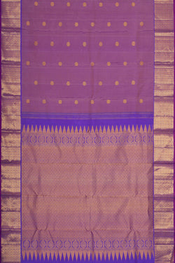 Image of Kanchipattu Lavender Brocade Saree