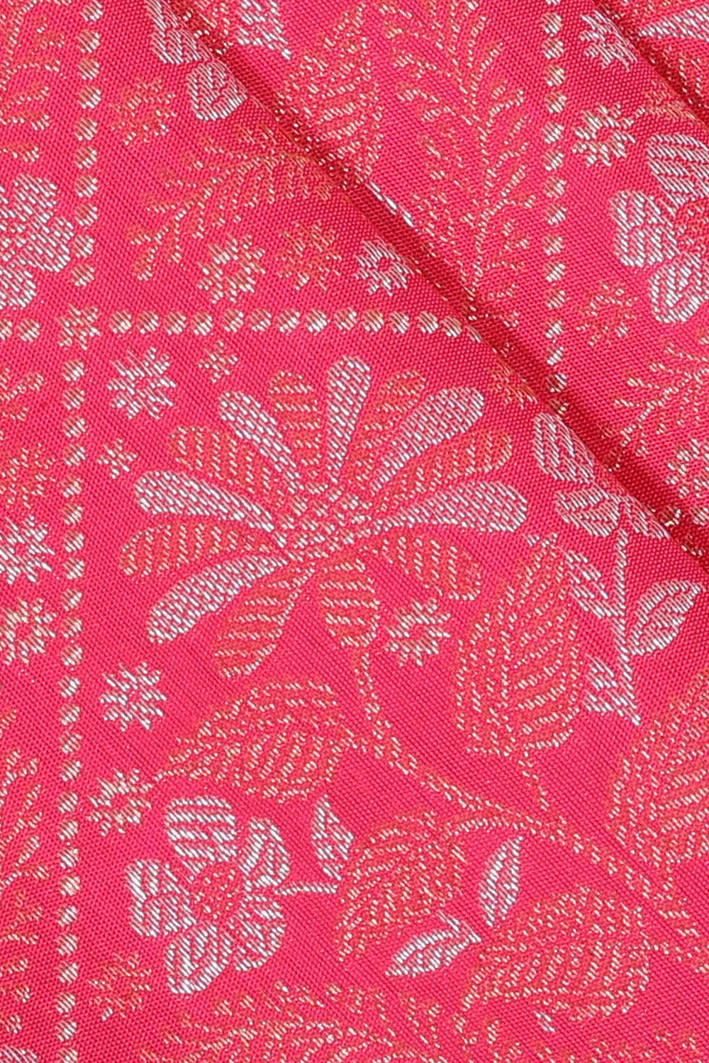 Kanchipattu Pink Brocade Saree