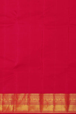 Image of Kanchipattu Cream Brocade Saree