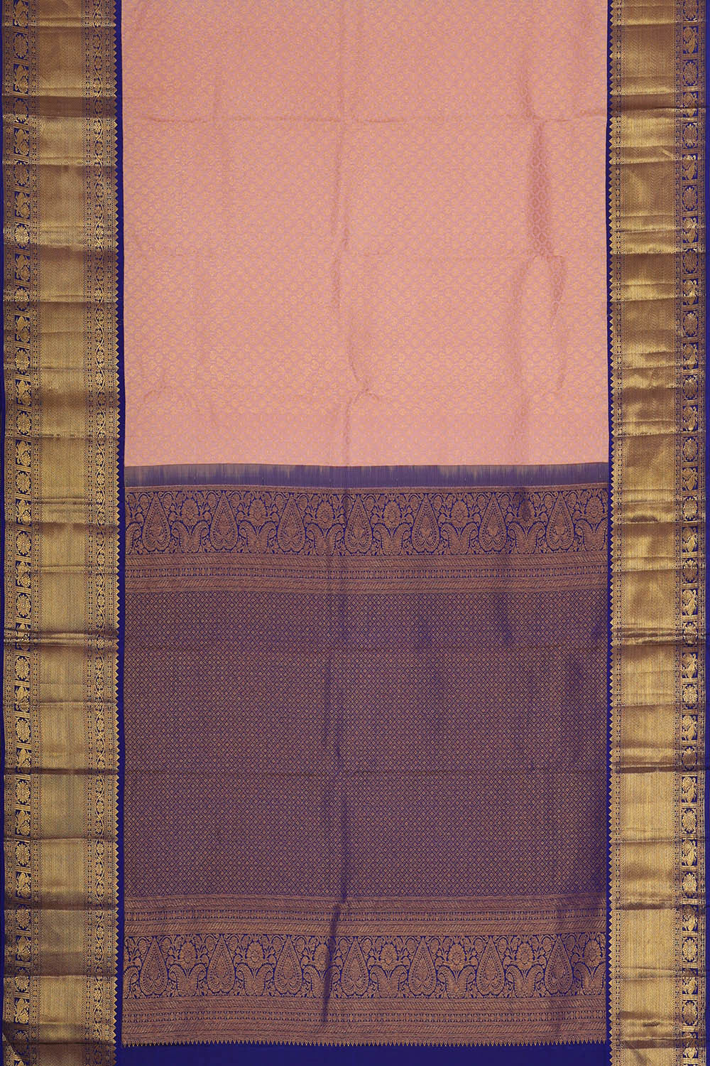 Kanchipattu Soft Pink Brocade Saree