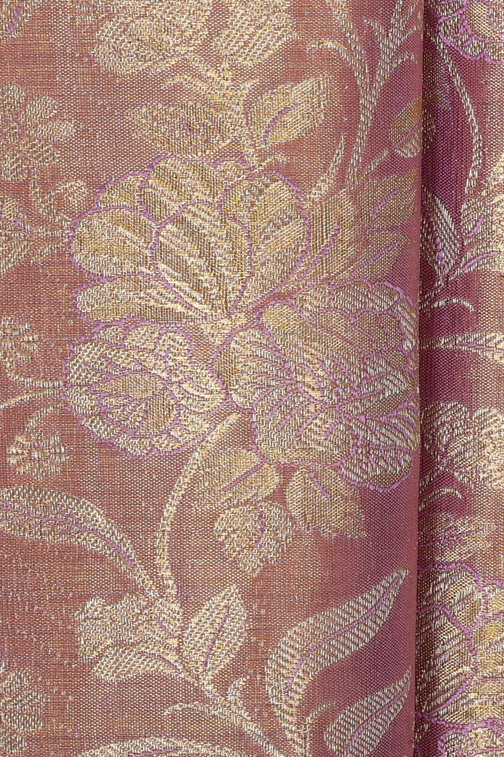 Kanchipattu Lavender Tissue Brocade Saree