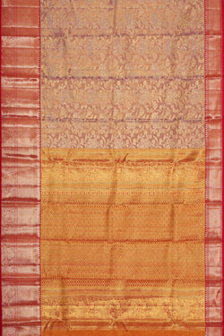 Image of Kanchipattu Lavender Tissue Brocade Saree