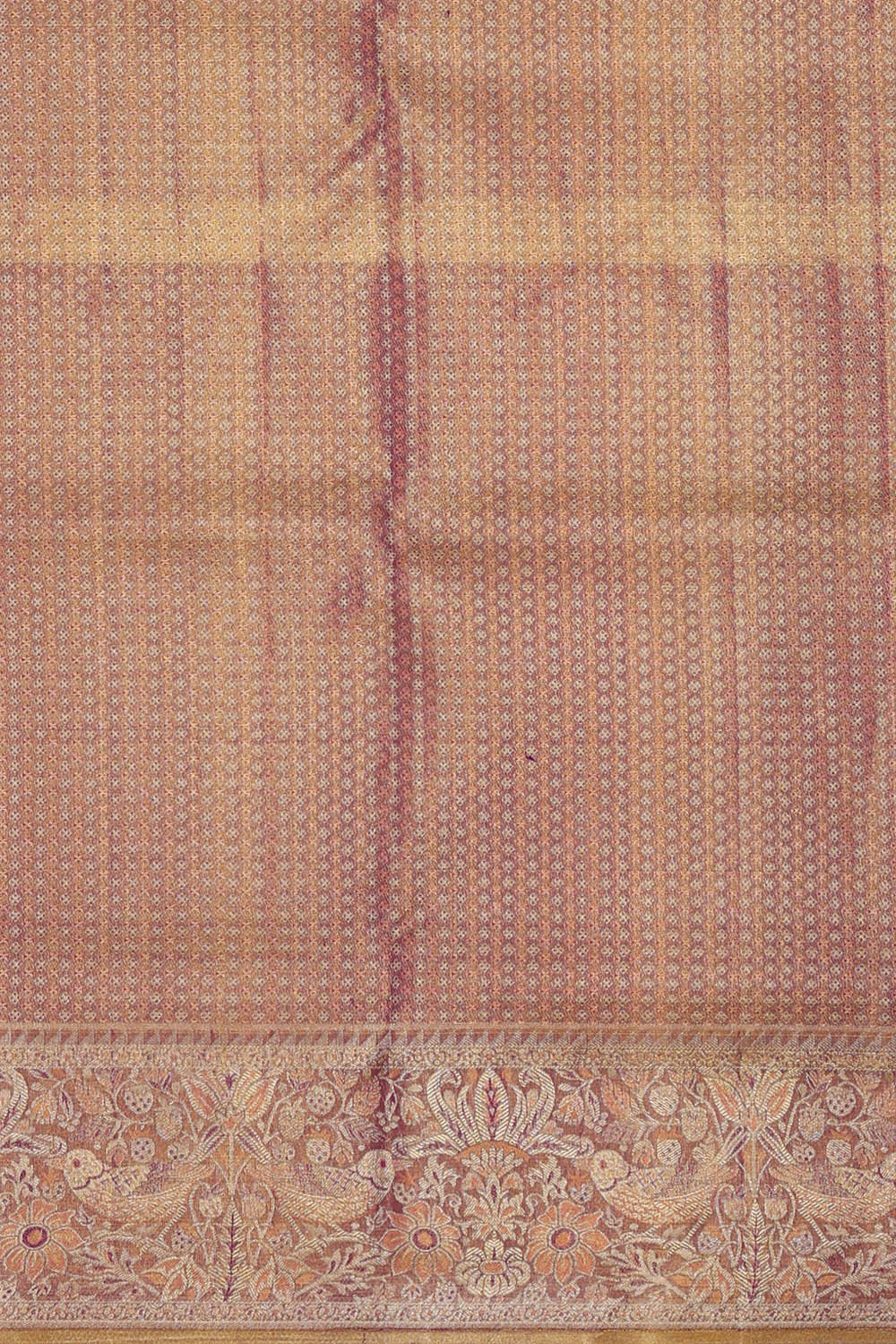 Kanchipattu Gold Tissue Brocade Saree