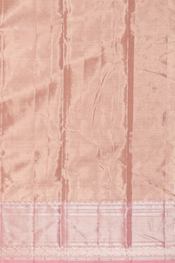 Image of Kanchipattu Soft Pink Tissue Brocade Saree