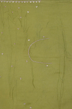 Image of Banarasi Shimmer Crepe Multicolour Saree