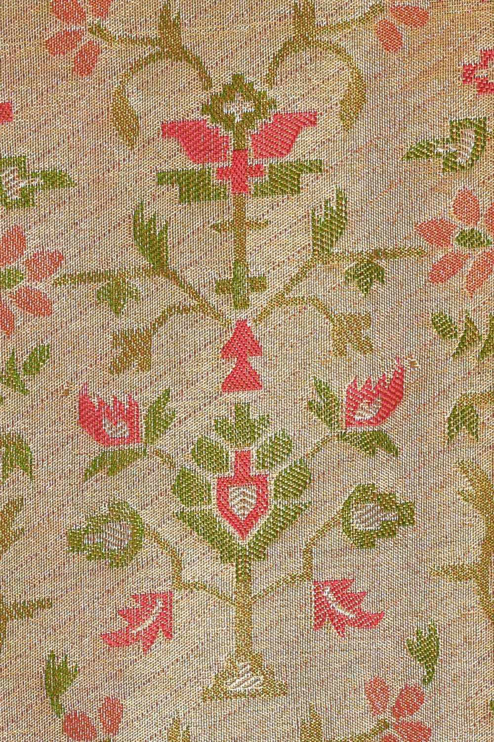Image of Kanchipattu Gold Tissue Brocade Saree