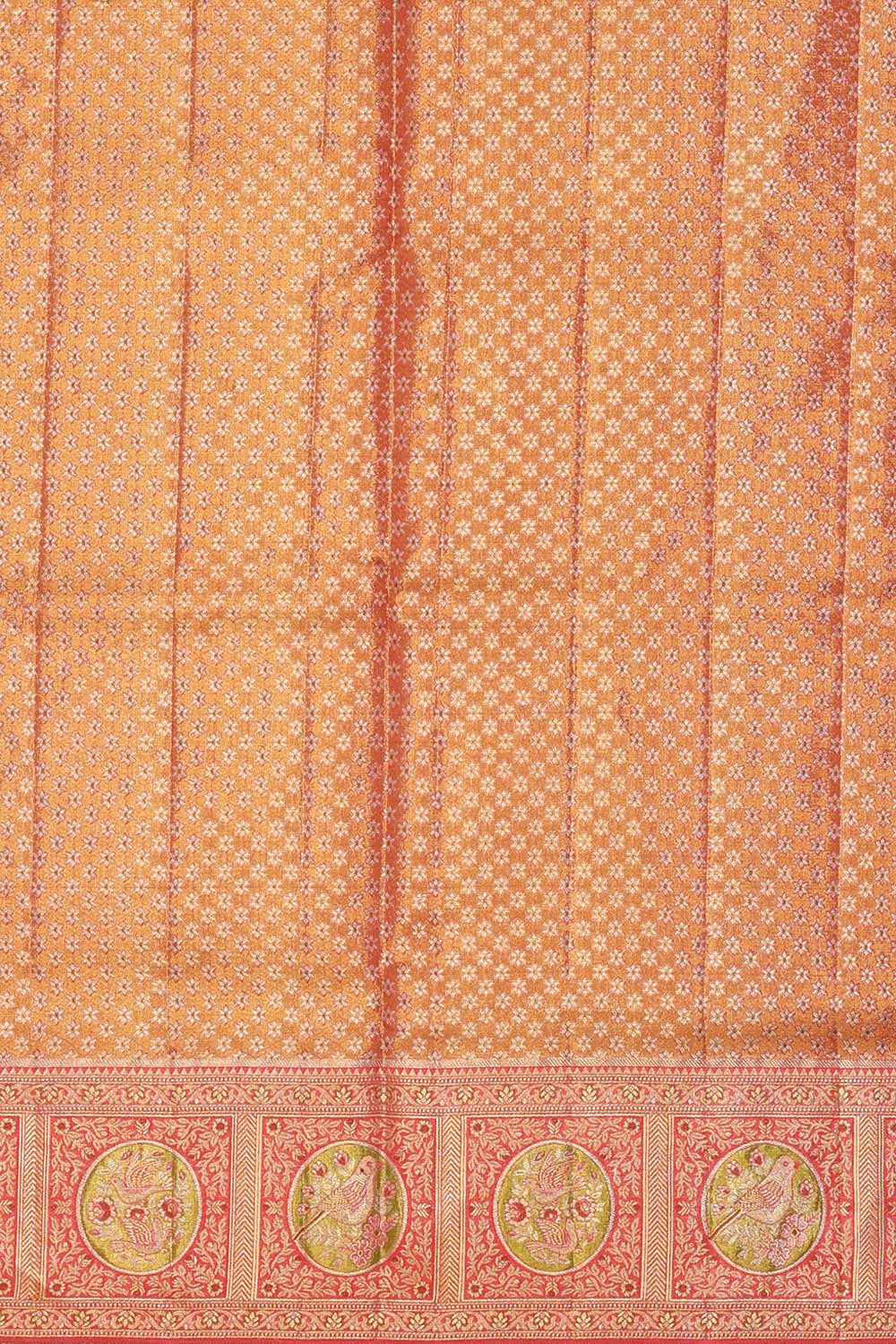 Image of Kanchipattu Gold Tissue Brocade Saree