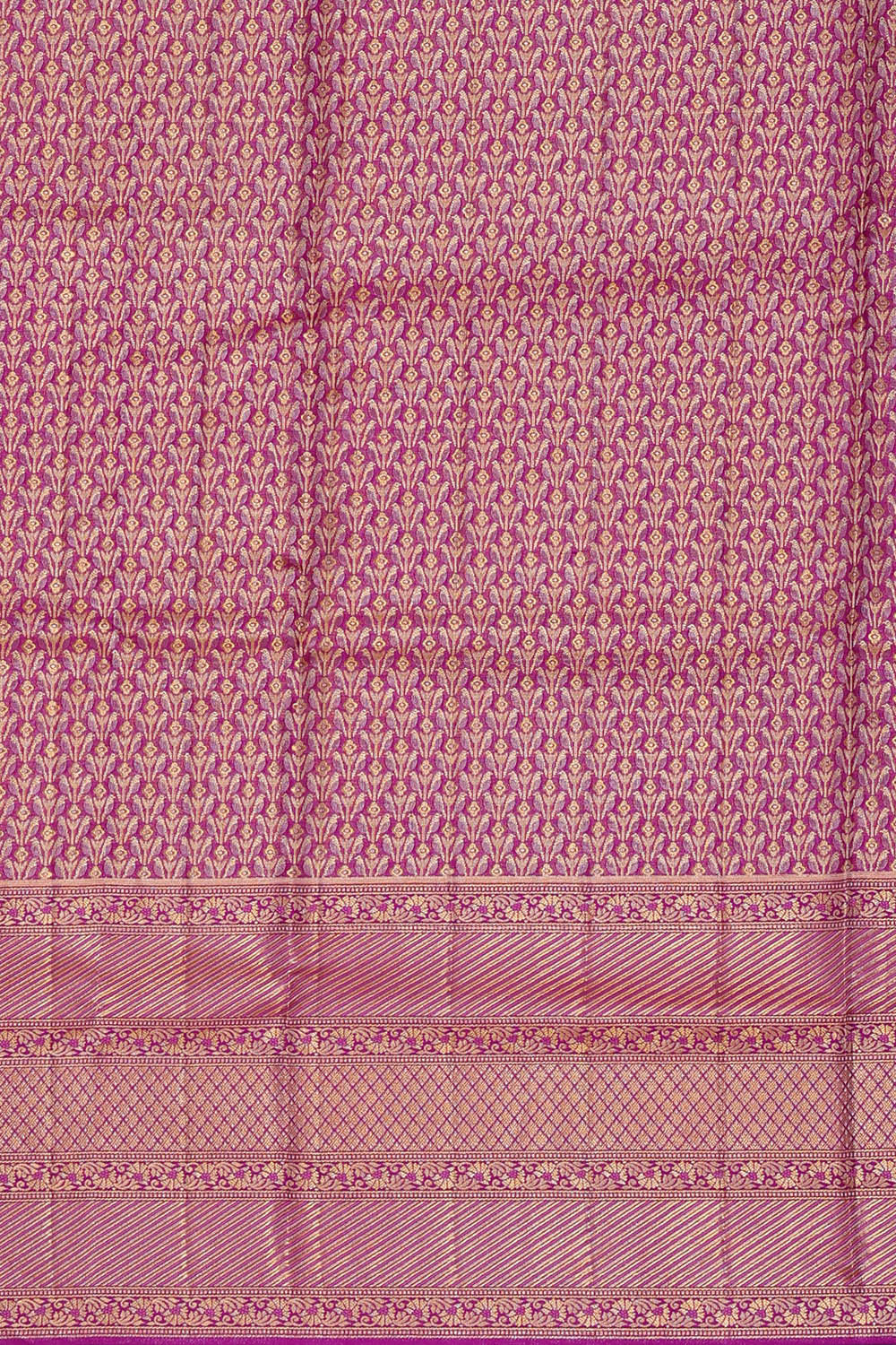 Kanchipattu Soft Pink Tissue Brocade Saree