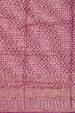 Image of Kanchipattu Soft Pink Tissue Brocade Saree