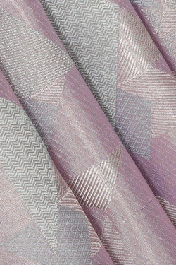 Image of Kanchipattu Light Lavender Tissue Brocade Saree