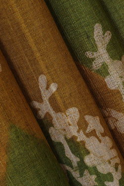 Image of Printed Tussar Multicolour Saree