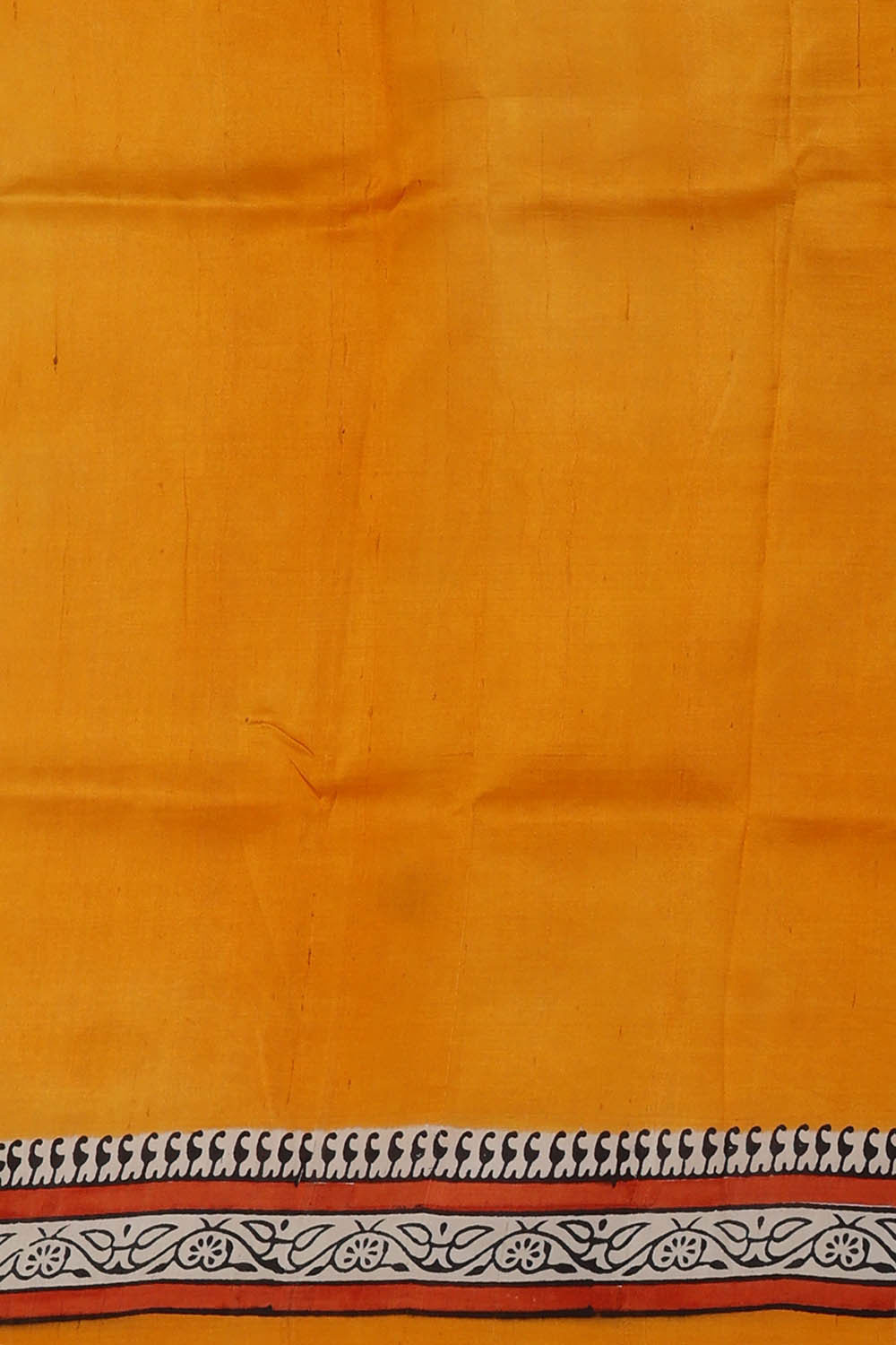 Image of Printed Tussar Cream Saree