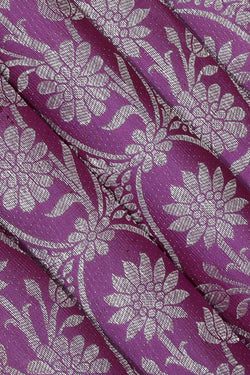 Image of Kanchipattu Lavender Brocade Saree